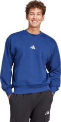 Adidas Bluza męska adidas Essentials Feelcozy niebieska JE3792 L. Niebieskie bluzy męskie Adidas, l, bez wzorów, bez ramiączek, bez kaptura. Za 193.31 zł.