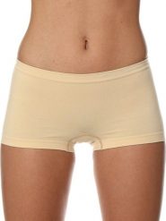 Brubeck Bokserki damskie BX10470A Comfort Cotton beżowe r. XL. Brązowe bielizna sportowa damska Brubeck, xl, bez wzorów. Za 42.46 zł.