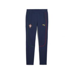 Młodzieżowe spodnie Portugalia Casuals PUMA Persian Blue Sunny Yellow. Niebieskia spodnie dresowe damskie Puma, m, bez wzorów, z dresówki, do piłki nożnej. Za 239.00 zł.