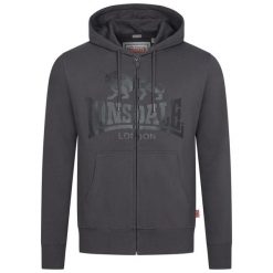 Bluza z kapturem Lonsdale Krafty. Brązowe bluzy męskie Lonsdale, m, bez wzorów, casualowe, bez ramiączek, z kapturem. Za 317.00 zł.