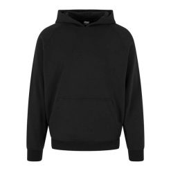 Bluza Męska Cosy Raglan Hoodie. Czarne bluzy męskie Urban Classics, m, bez wzorów, bez ramiączek, bez kaptura. Za 229.99 zł.