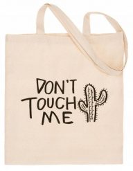 Shopperka materiałowa [DH] EKO beżowa wzór 34. Brązowe shopperki damskie Inny, bez wzorów, z bawełny, bez dodatków. Za 7.60 zł.