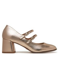 Czółenka Tamaris. Żółte czółenka damskie Tamaris, bez wzorów, bez obcasa, bez zapięcia. Za 259.99 zł.