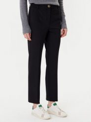 Marella Spodnie materiałowe Aletta 2523786014 Czarny Regular Fit. Czarne spodnie materiałowe damskie Marella, bez wzorów, z materiału. Za 539.99 zł.
