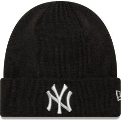 Czapka zimowa New Era Metallic New York Yankees black. Czarne czapki męskie New Era, na zimę, bez wzorów. Za 129.99 zł.