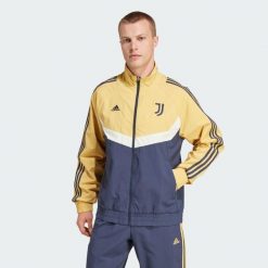 Bluza dresowa Juventus Seasonal. Białe bluzy męskie Adidas, l, bez wzorów, z dresówki, sportowe, bez ramiączek, bez kaptura. W wyprzedaży za 298.60 zł.