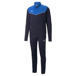 Dres Puma Individual Rise, Mężczyźni. Niebieskie komplety dresowe męskie Puma, m, bez wzorów, z dresówki. Za 390.00 zł.