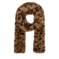 Szalik Guess. Brązowe szaliki damskie Guess, z aplikacjami. Za 344.99 zł.