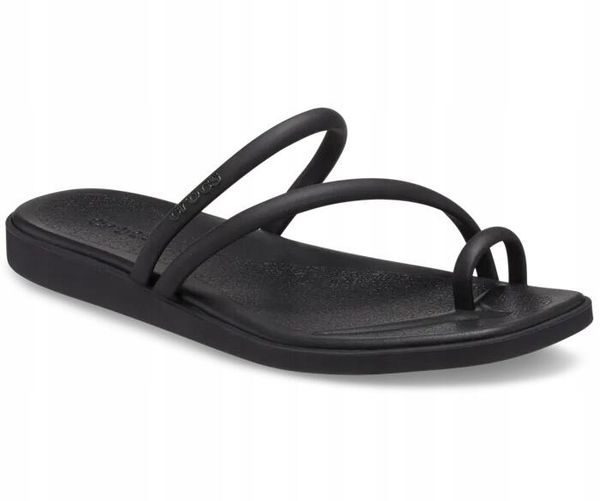Klapki Dla Dorosłych Crocs Miami Toe Loop. Białe klapki męskie Crocs, bez wzorów, z materiału, bez zapięcia. Za 199.99 zł.
