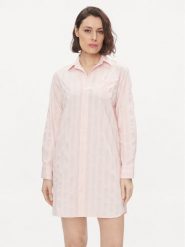 Lauren Ralph Lauren Koszula nocna ILN32305 Różowy. Czerwone koszule nocne damskie Lauren Ralph Lauren, bez wzorów, z bawełny, bez ramiączek. Za 249.99 zł.