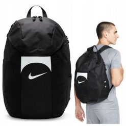 Plecak Nike Academy Team sportowy. Czarne plecaki męskie Nike, bez wzorów, sportowe. Za 138.00 zł.