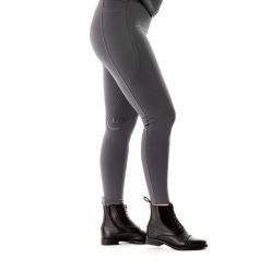 Legginsy jeździeckie zimowe, ocieplane Equus Brand. Brązowe legginsy damskie EQUUS CARE, bez wzorów, z materiału. Za 139.99 zł.