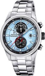 Zegarek męski Festina F20694-2 srebrny. Szare zegarki męskie Festina, bez wzorów, srebrne. Za 898.66 zł.