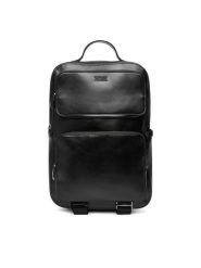 Guess Plecak HMBOCA P5445 Czarny. Czarne plecaki męskie Guess, z aplikacjami, ze skóry. Za 639.99 zł.
