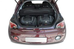 Torby Do Bagażnika Opel Adam 2012-2019 2Szt Kjust. Czarne torby podróżne damskie KJUST, bez wzorów, z kauczuku. Za 480.00 zł.