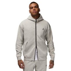 Męska bluza z kapturem Air Jordan Sport Hoop Fleece Dri-FIT FV8602-050 XXL. Szare bluzy męskie Jordan, m, bez wzorów, sportowe, bez ramiączek, z kapturem. Za 430.10 zł.
