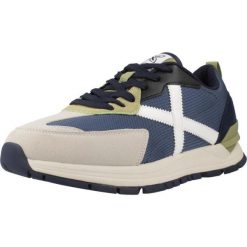 Buty MUNICH VERSATILE 28 Niebieski. Niebieskie buty zimowe męskie munich, bez wzorów, ze skóry, bez obcasa, bez zapięcia. Za 296.99 zł.