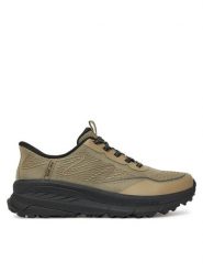 Skechers Trekkingi Switch Back-Mist 237685/TPBK Brązowy. Brązowe buty zimowe męskie Skechers, bez wzorów, z materiału, bez obcasa, bez zapięcia. Za 259.99 zł.