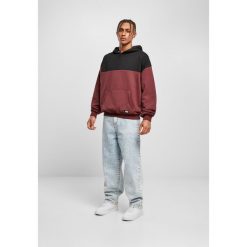 Hoodie Urban Classics upper block. Czarne bluzy męskie Urban Classics, m, bez wzorów, bez kaptura. Za 244.50 zł.