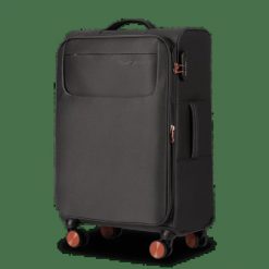 Walizka miękka średnia TERN Wings 24" GREY. Szare walizki damskie Wings, bez wzorów, z materiału, średnie. Za 219.90 zł.