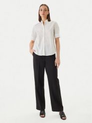 HUGO Koszula 50540156 Biały Regular Fit. Białe koszule damskie Hugo, bez wzorów, z bawełny, bez kołnierzyka, bez ramiączek. Za 379.99 zł.