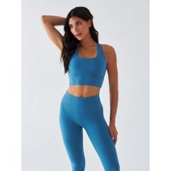 Stanik Sportowy BeShaped Morning Dew. Niebieskie bielizna sportowa damska BESHAPED, xl, bez wzorów, z elastanu. Za 179.00 zł.