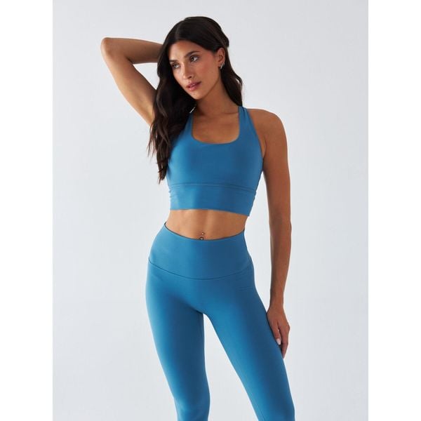 Stanik Sportowy BeShaped Morning Dew. Niebieskie bielizna sportowa damska BESHAPED, xl, bez wzorów, z elastanu. Za 179.00 zł.