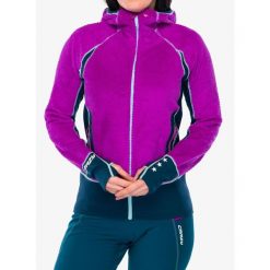 Bluza polarowa damska Crazy Pull Inspire. Fioletowe bluzy damskie CRAZY, xl, bez wzorów, z polaru, sportowe, bez ramiączek, bez kaptura. Za 844.99 zł.