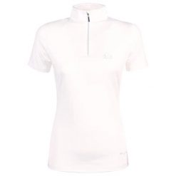 Damska koszula do jazdy konnej Harry's Horse KM EQS Silver. Białe koszule damskie HARRYS HORSE, s, bez wzorów, eleganckie, bez kołnierzyka, bez ramiączek. W wyprzedaży za 136.50 zł.