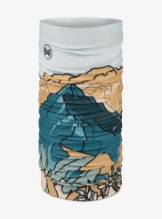 Chusta wielofunkcyjna Buff Coolnet UV - nive teal. Niebieskie szaliki męskie Buff, bez wzorów, z elastanu. Za 89.99 zł.