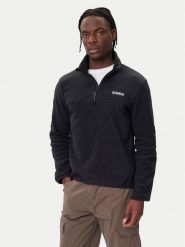 Napapijri Polar T-Dergana NP0A88UZ Czarny Regular Fit. Czarne bluzy sportowe męskie Napapijri, m, bez wzorów, z polaru, bez kaptura. Za 439.99 zł.