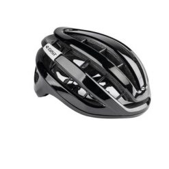 Kask rowerowy RAPIDO, czarny. Czarne okulary przeciwsłoneczne damskie GIST. Za 435.50 zł.