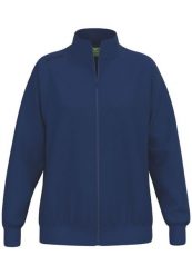 Damska bluza dresowa Erima TS. Niebieskie bluzy damskie Erima, uniwersalny, bez wzorów, z bawełny, bez ramiączek, bez kaptura. Za 193.50 zł.