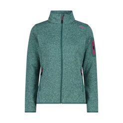 Bluza polarowa damska CMP Haze Jacket Knitted. Niebieskie bluzy damskie CMP, xs, bez wzorów, z polaru, sportowe, bez ramiączek, bez kaptura. Za 251.99 zł.