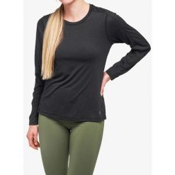 Bluza damska Black Diamond Lightwire L/S Tee. Czarne bluzy damskie Black Diamond, l, bez wzorów, sportowe, bez ramiączek, bez kaptura. Za 219.99 zł.