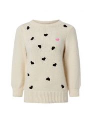 More & More Sweter z dzianiny Kobiety Sztuczne włókno beżowy|czarny, 42. Brązowe swetry nierozpinane damskie More & More, bez wzorów, z dzianiny, bez kołnierzyka, bez ramiączek. Za 229.95 zł.