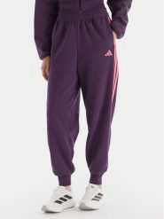 Adidas Spodnie dresowe Tiro 3-Stripes JM9072 Fioletowy Loose Fit. Fioletowe spodnie dresowe damskie Adidas, bez wzorów, z bawełny. Za 219.99 zł.