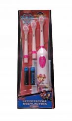 Psi Patrol Szczoteczka oscylacyjna dla dzieci MOTO różowa. Czerwone szczoteczki elektryczne Spin Master. Za 58.74 zł.