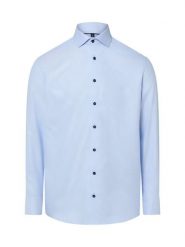 Finshley & Harding koszula non-iron Mężczyźni Modern Fit Bawełna niebieski|wielokolorowy, 43. Niebieskie koszule męskie Finshley & Harding, m, bez wzorów, z bawełny, biznesowe, bez kołnierzyka, bez ramiączek. Za 229.95 zł.