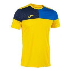 Jersey Joma Crew V. Niebieskie koszulki sportowe męskie Joma, m, bez wzorów, z jersey, bez ramiączek, na fitness i siłownię. Za 96.95 zł.