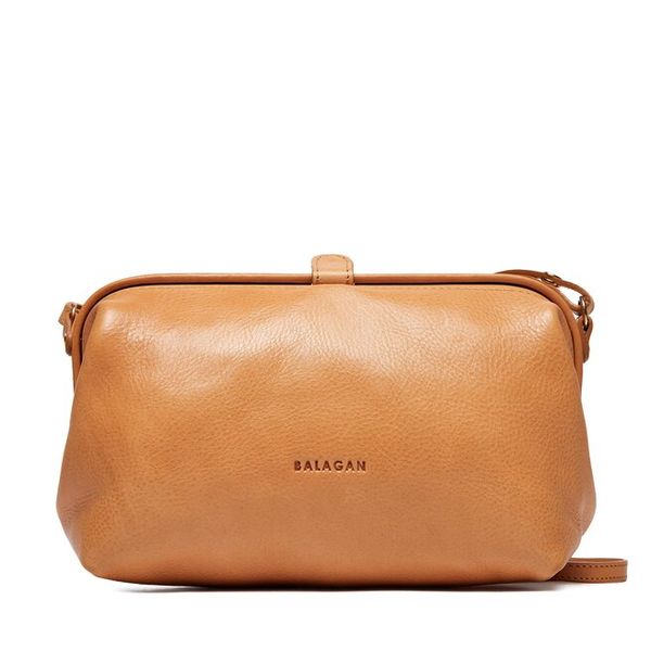 Torebka Balagan. Brązowe listonoszki damskie BALAGAN, bez wzorów, bez dodatków. Za 699.99 zł.