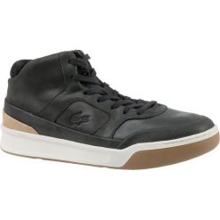 Lacoste Explorateur Mid 3 CAM0096024 42 Czarne. Czarne buty sportowe męskie Lacoste, bez wzorów, ze skóry, bez zapięcia, lacoste explorateur. W wyprzedaży za 449.99 zł.