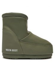 Moon Boot Śniegowce 80D1409410 Khaki. Brązowe śniegowce damskie Moon Boot, ze skóry, bez zapięcia. Za 609.99 zł.