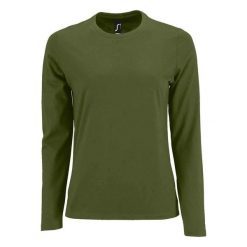 Damska Koszulka Z Długim Rękawem Imperial. Białe bluzki damskie SOL'S, xl, bez wzorów, sportowe, bez kołnierzyka, bez ramiączek. Za 60.99 zł.