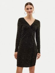 Vero Moda Sukienka koktajlowa Lucy 10316745 Brązowy Slim Fit. Brązowe sukienki damskie Vero Moda, m, bez wzorów, z syntetyku, wizytowe, bez kołnierzyka, bez ramiączek. Za 89.99 zł.