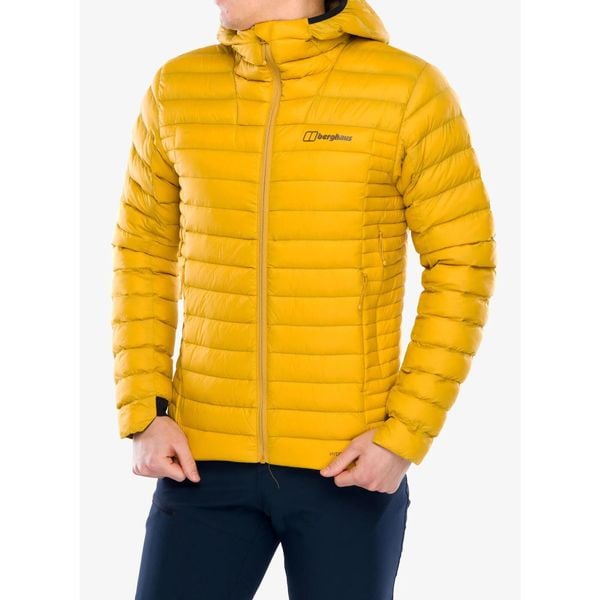 Kurtka ocieplana męska Berghaus Ridge-Nomad Hybrid Down Jacket. Żółte kurtki męskie Berghaus, m, bez wzorów, z puchu, sportowe, bez kaptura. Za 828.99 zł.