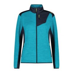Kurtka damska zapinana na zamek CMP. Niebieskie kurtki sportowe damskie CMP, na wiosnę, xs, bez wzorów, z polaru, bez ramiączek, bez kaptura, trekkingowe. Za 307.75 zł.