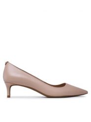 MICHAEL Michael Kors Czółenka Alina Flex 40R3ALMP1L Beżowy. Brązowe czółenka damskie MICHAEL Michael Kors, bez wzorów, ze skóry, bez obcasa, bez zapięcia. Za 599.99 zł.