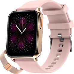 Smartwatch Gravity GT17-1 Różowy. Czerwone zegarki smartwatch Gravity, bez wzorów. Za 154.96 zł.