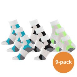 Skarpety kolarskie Xtreme Quarter, 9 par, Multi Biały. Białe skarpetki damskie XTREME SOCKSWEAR, bez wzorów. Za 190.99 zł.